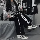 Женские повседневные брюки, Новинка весна-осень 2021, универсальные Свободные повседневные длинные брюки в стиле Харадзюку, с широкими штанинами, тренд для мужчин и женщин C64