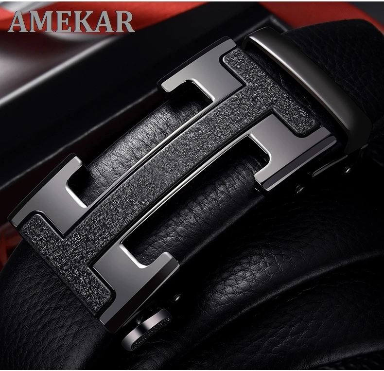

Male Belt New Designer Men's Belts Luxury Man Fashion Belt Luxury Brand For Men High Quality Automatic Buckle 2021