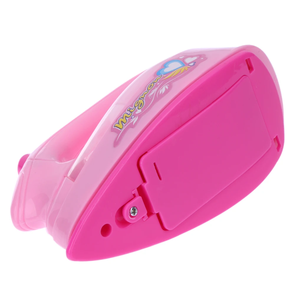 Mobilya oyuncaklar Mini elektrikli demir ekmek makinesi pirinç ocak Light-up Dollhouse aksesuarları simülasyon çocuklar çocuk