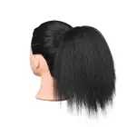 8-дюймовый афро кудрявый прямой пучок волос, чудесные синтетические волосы на шнурке, конский хвост, натуральная завивка Yaki