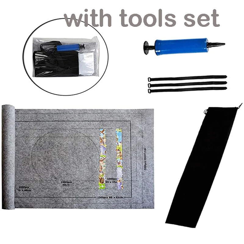 Коврик пазл в рулоне войлочный коврик игровой одеяло для 1500 штук аксессуары