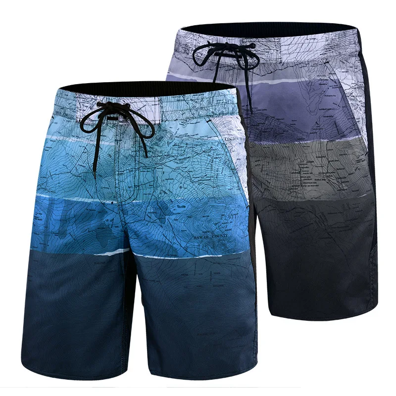 

Quick-drying Mens Beachwear Plus Size Swimsuit Men 2021 Printing Bathing Suit Summer Beach Swim Pants Men's Swimwear Shorts L-6X