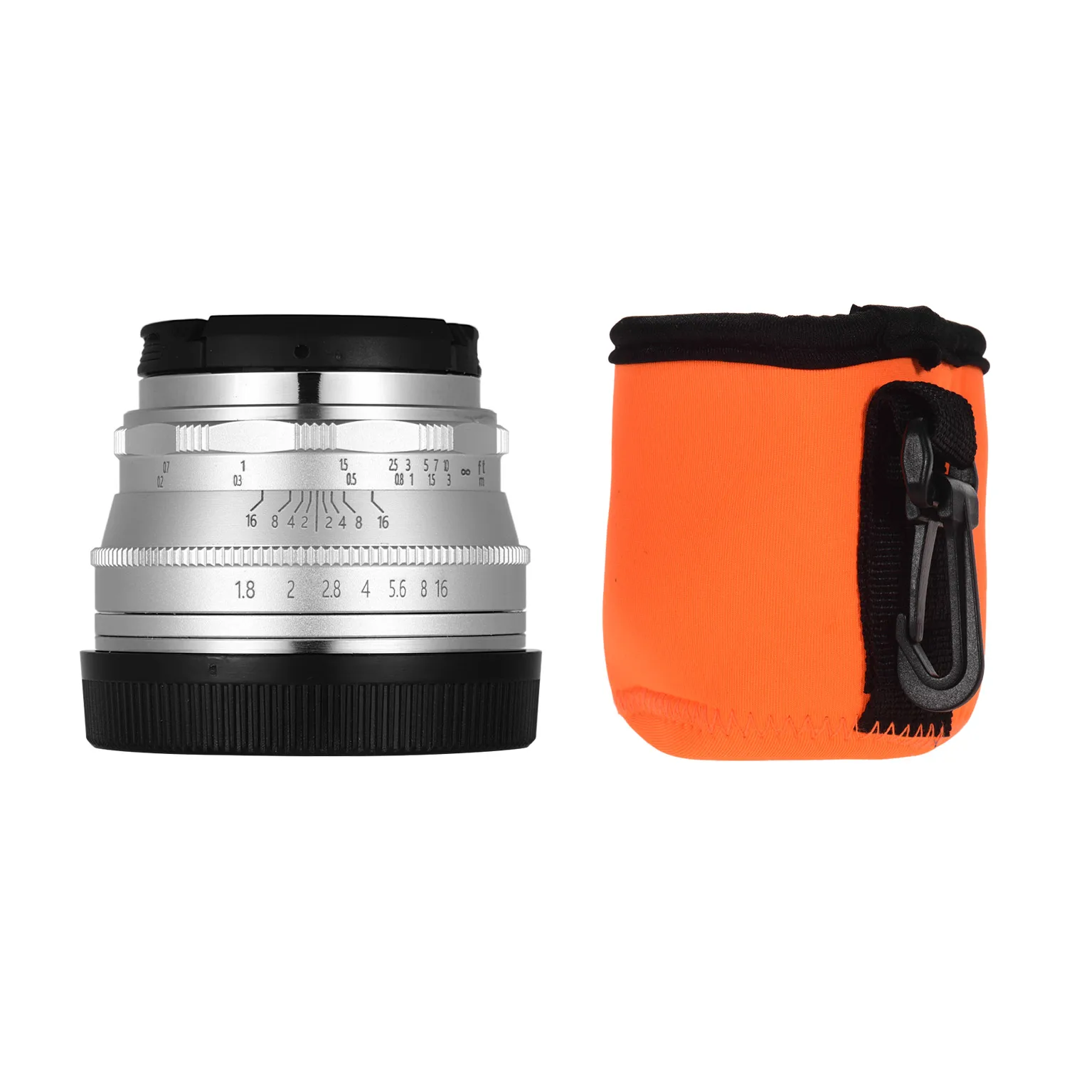 Объектив Andoer 35 мм F1.6 с ручной фокусировкой большая диафрагма для беззеркальных