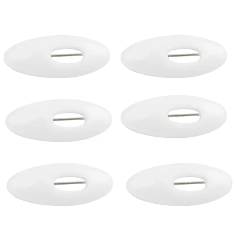 6 шт. булавки для безопасности пластиковая крышка шарфа зажим мусульманский