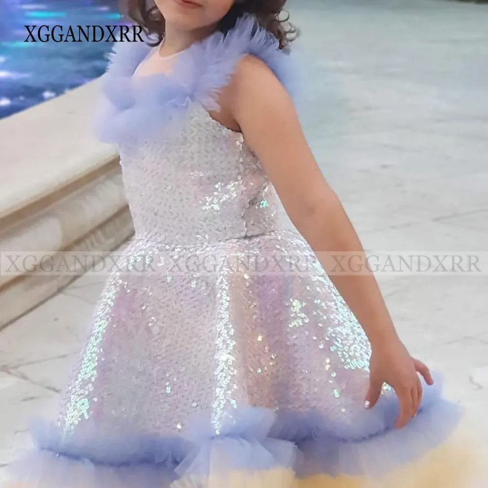 

New Arrival FLower Girl Dresses For Wedding Scoop Sleeveless Colorful Pleats Little Kids Dress Pageant Custom Made Summer