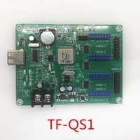 tf qs1 rgb full color led scrolling sign controller card supports video animation 25632pixels