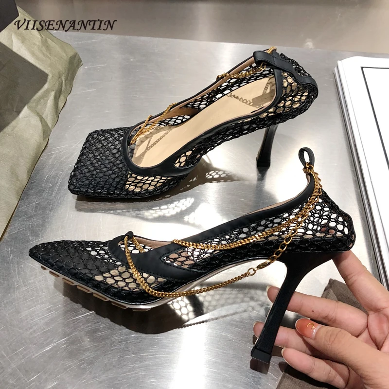 

Шлепанцы женская верхняя одежда 2021 Ранняя весна новая кожаная обувь Muller женские кожаные туфли с квадратным носком на толстом каблуке высок...