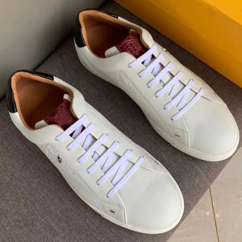 

Unparalleled Men's Monster Sneakers High Quality Cowhide Leather Lizard Texture Male Casual Shoes Comfortable Zapatos De Hombre