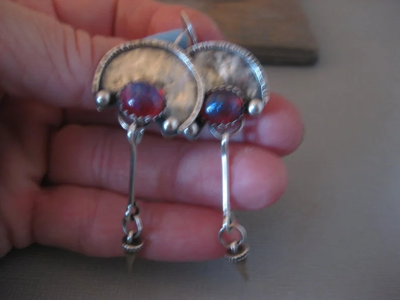 Модные Ретро Серебряные серьги в виде Лабрадора вулканической скалы водопада