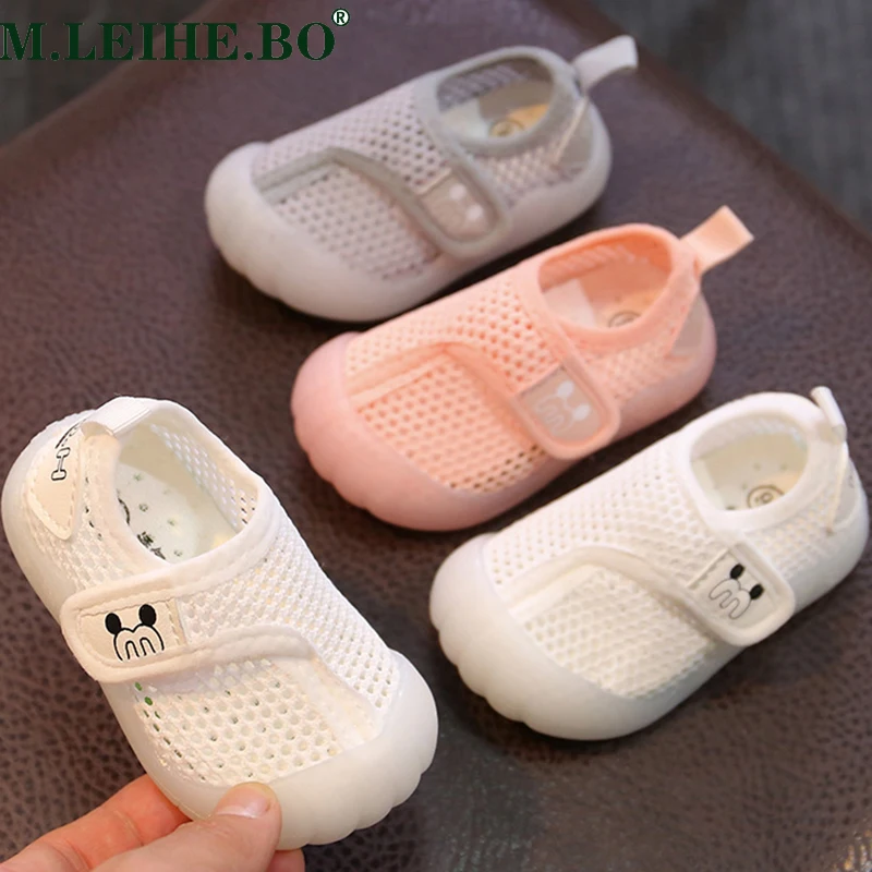 Детская обувь для малышей дышащая младенцев повседневная сетчатая удобная