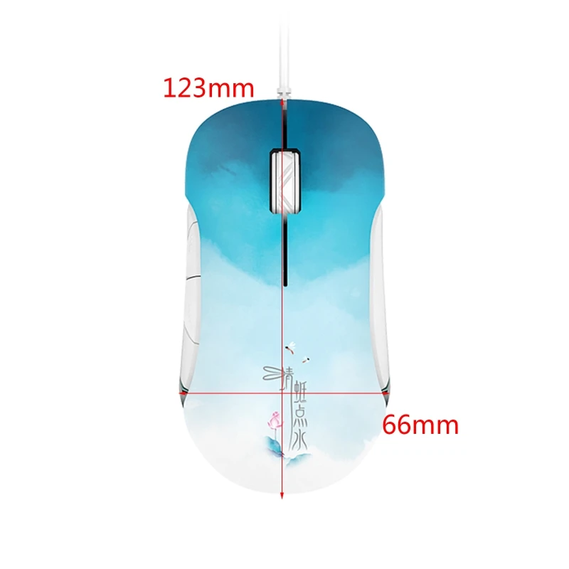

AJ358 Wired Gaming Mouse 8 Keys Wired USB Mouse Adjustable 10000DPI 7-Level DPI Game Mice Laptop PC Accessory