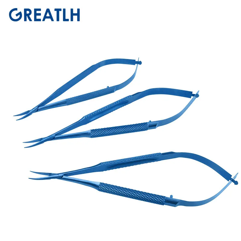 8 типов Титановых игл с круглой ручкой прямой/изогнутый зажим для инструменты