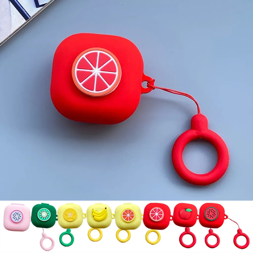 

Милый силиконовый защитный чехол для Samsung Galaxy Buds live, защитные чехлы с крючком