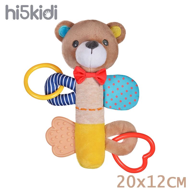 HI5KIDI плюшевые игрушки для новорожденных детские хлопковый мультяшный медведь