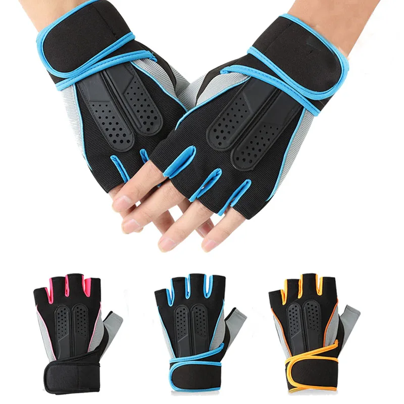 

Многофункциональные спортивные перчатки на запястье, Нескользящие и амортизирующие дышащие и удобные перчатки, велосипедные перчатки с от...