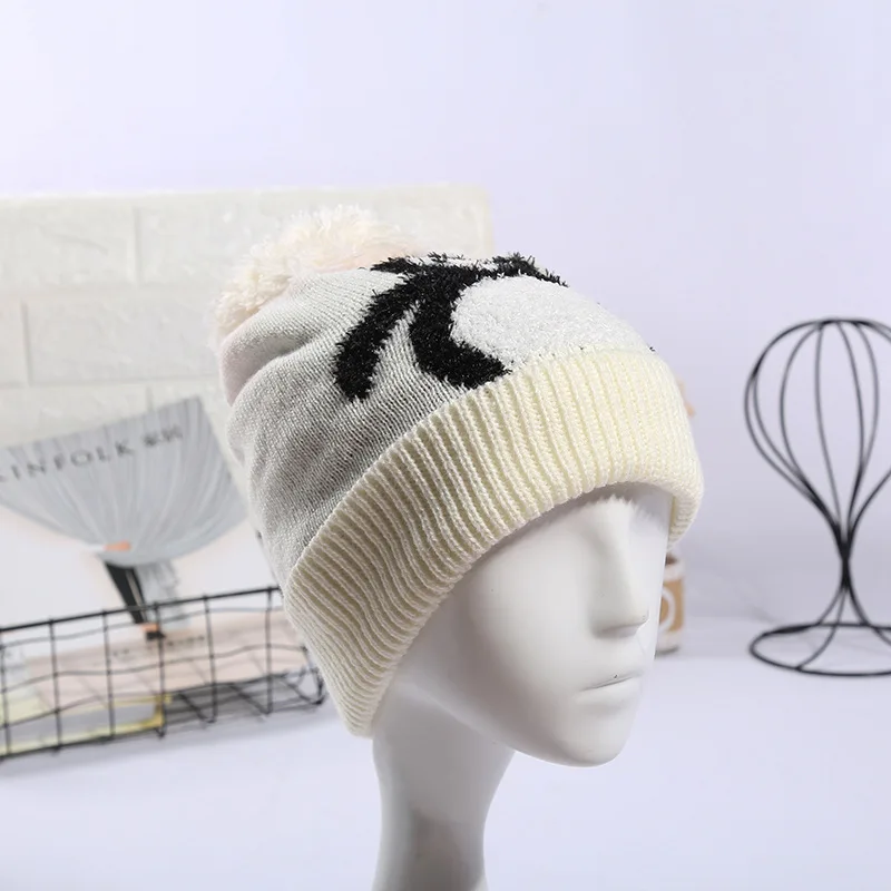 Детская Рождественская шерстяная теплая шапка Санта Клауса шляпа для маленьких