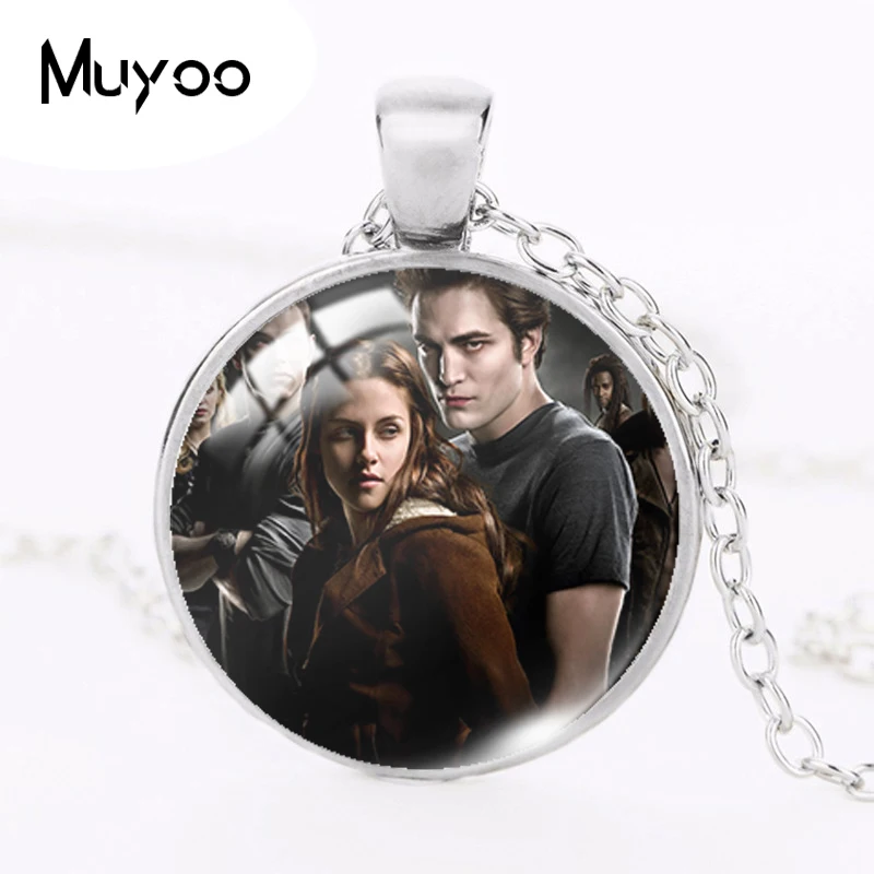 2019 новый фильм сумеречные портреты кулон вампира ожерелье Bella Круглый купол