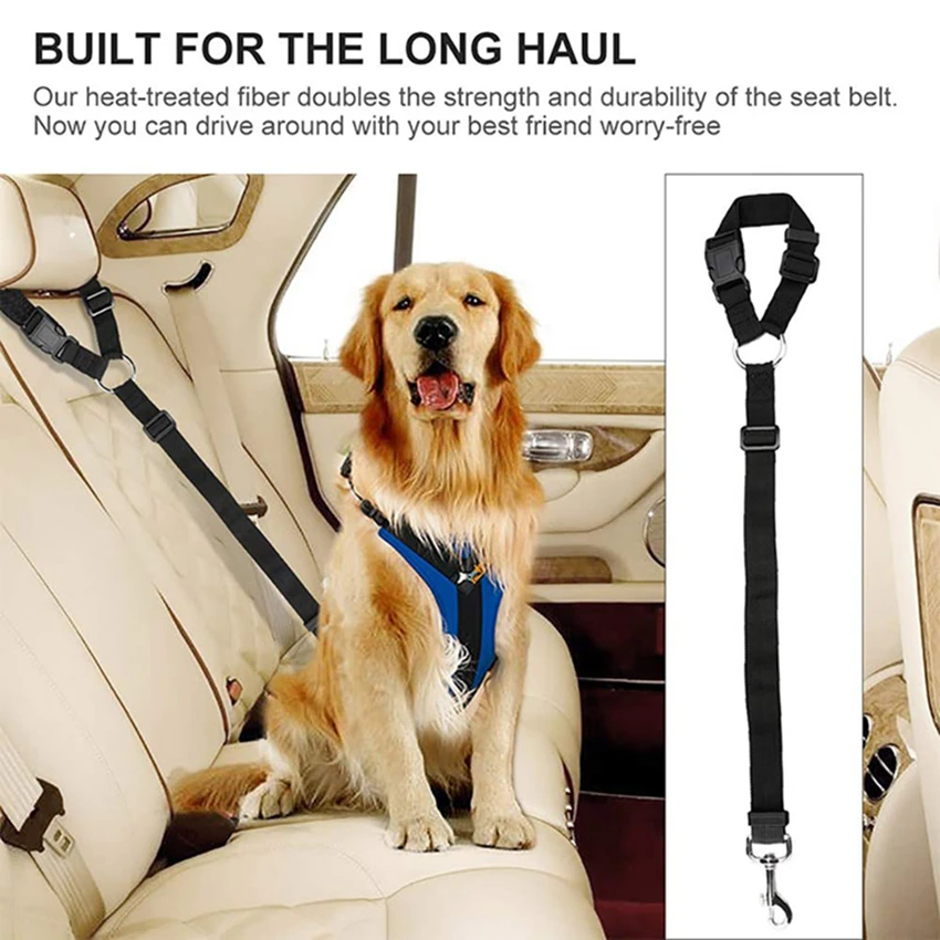 Car Seat Belt Adjustable Harness Seatbelt Leash for Peugeot 307 206 308 407 207 3008/2017 2008 208 508 301 306 408 106 107 607