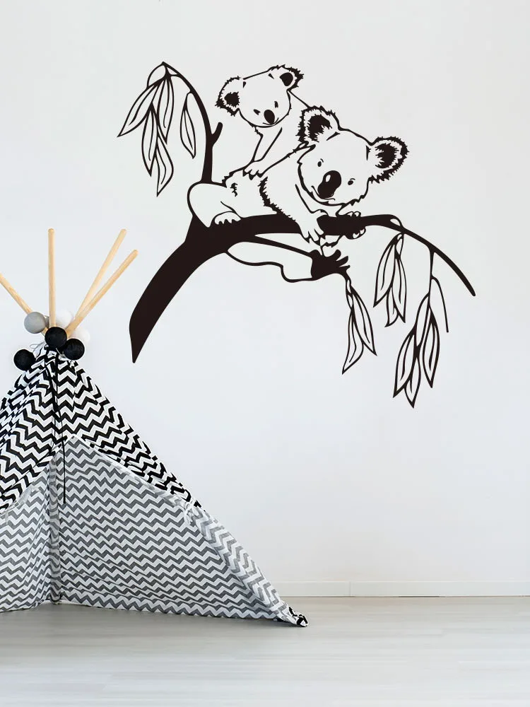 Koala bear generation резные съемные модные креативные настенные наклейки для спальни |