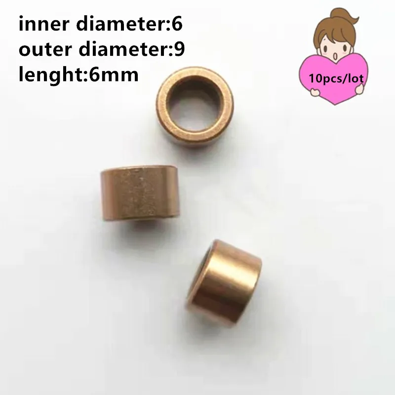 10 шт./лот прецизионный подшипник порошковая сталь медная втулка внутренний