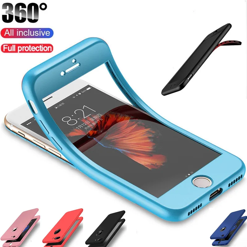 Модные мягкие ТПУ чехлы ZR.LH с полным покрытием 360 градусов для iPhone XR 8 7 6 чехол 5 Plus X