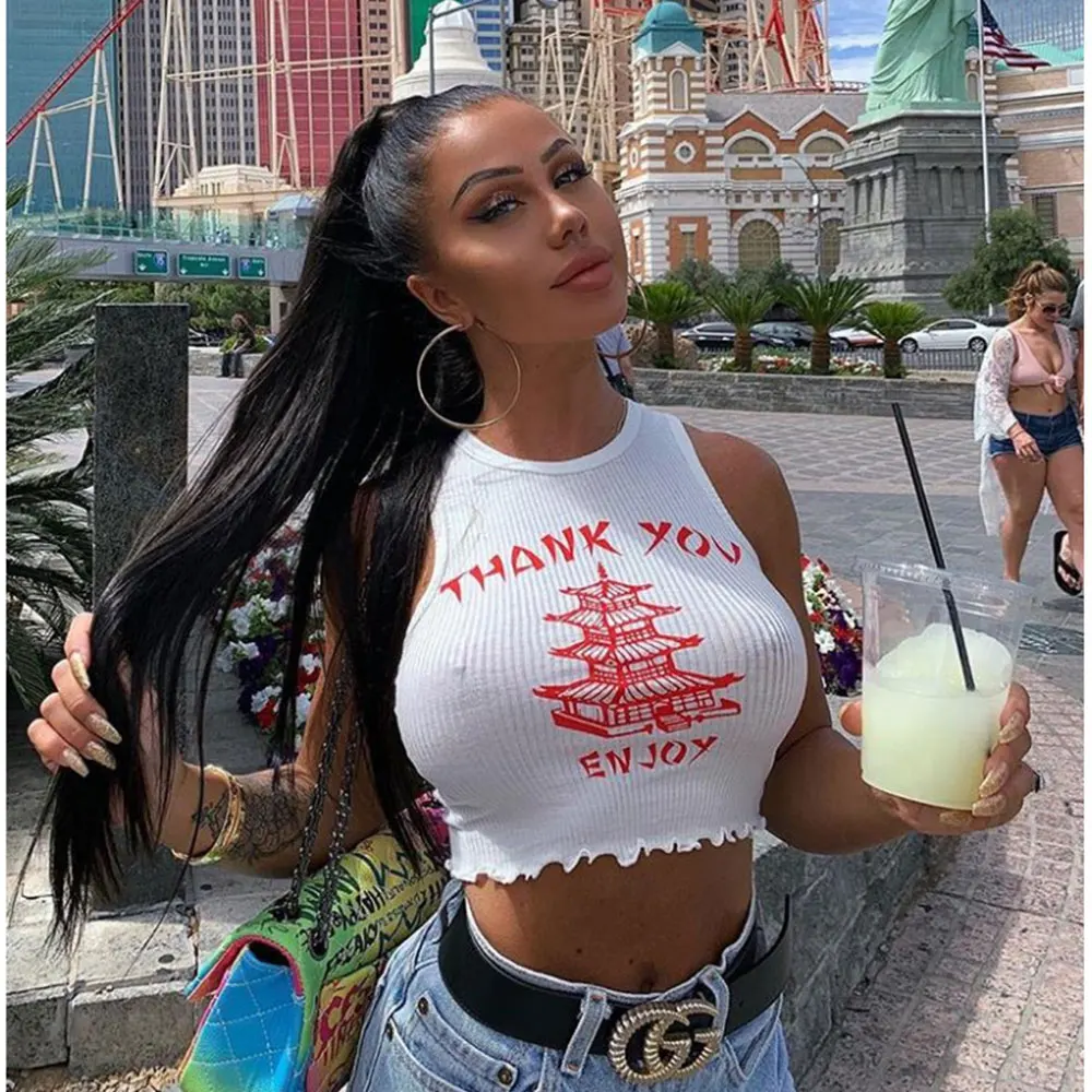 Сексуальные женские летние трикотажные майки майка спортивные кроп топы рубашки