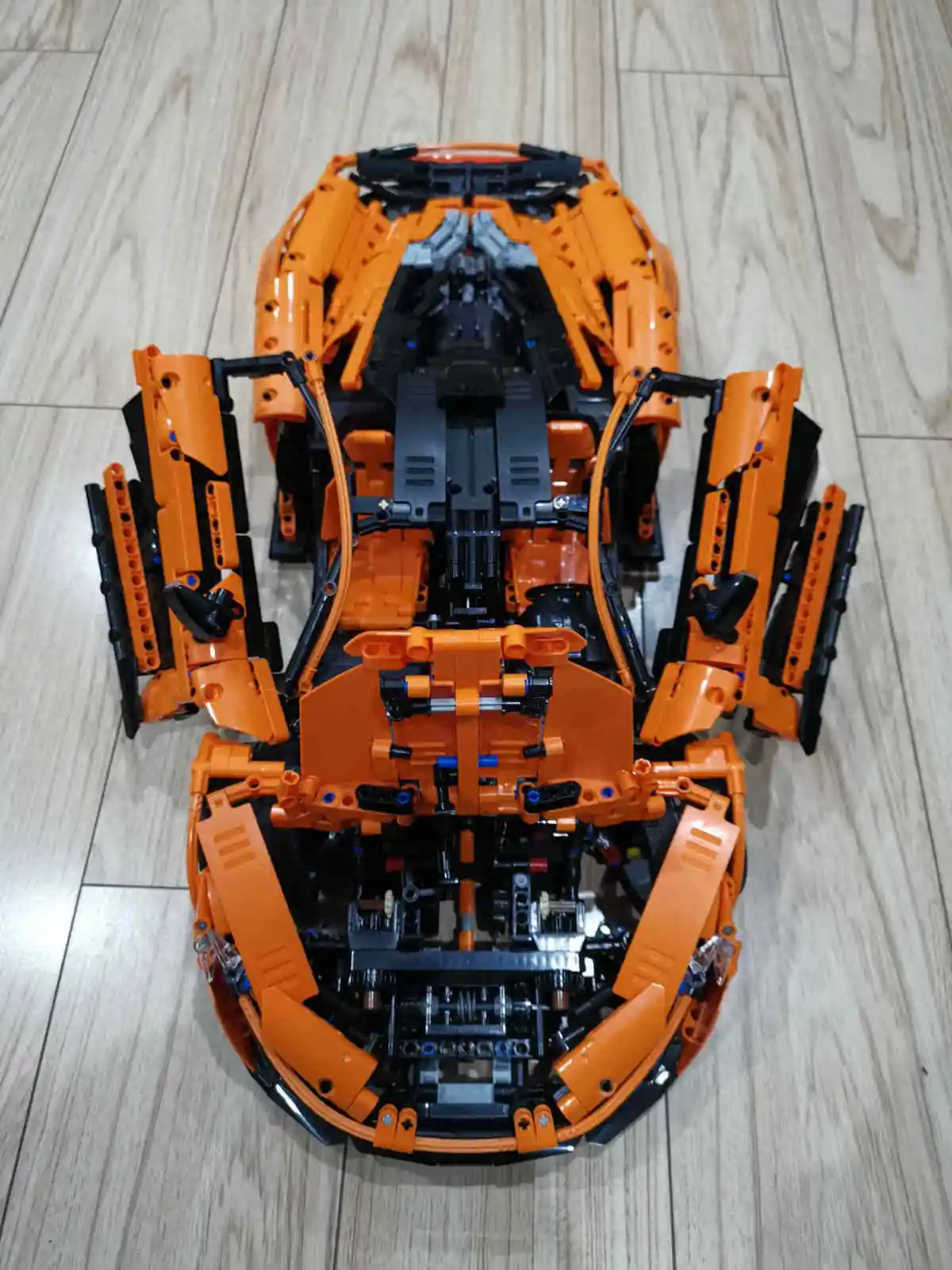 DHL модель 20087 года MOC-16915 mlaren P1 функция двигателя набор строительных блоков