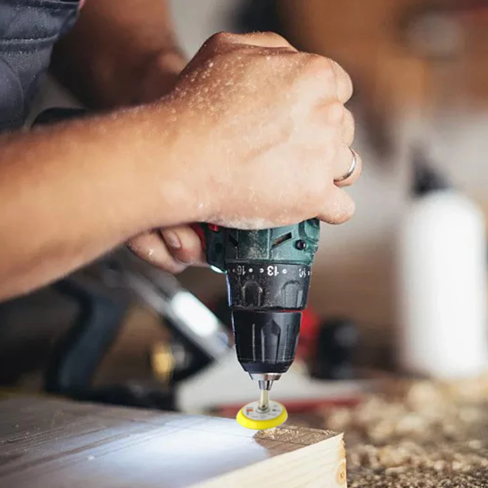 

100 PCS 1 Inch Sanding Discs Pads Hook Loop Sandpaper with 1/8 Shank Grinding Disc for Drill Grinder Rotary Tools