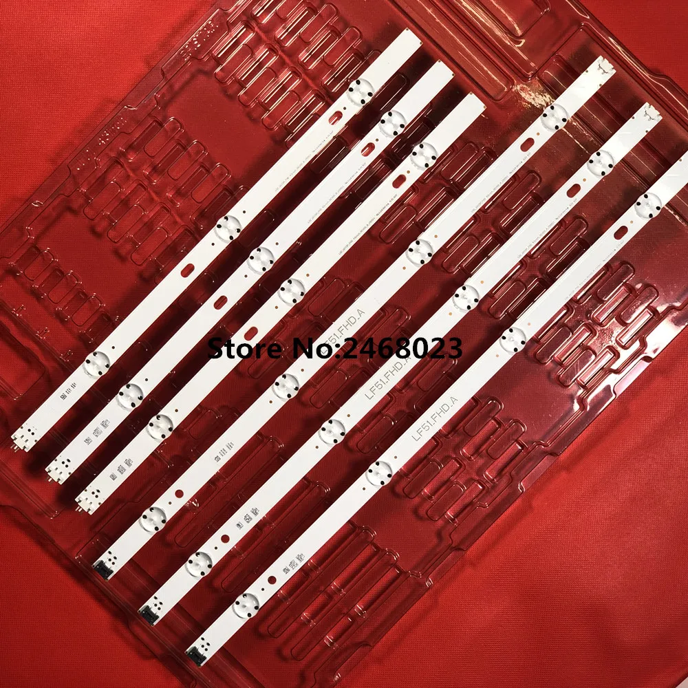 Комплект 6 шт. светодиодный фонарь для LG 43LF5100 LF51_FHD_A LF51_FHD_B LGE_WICOP_FHD 43INCH_REV00_A/B_150511