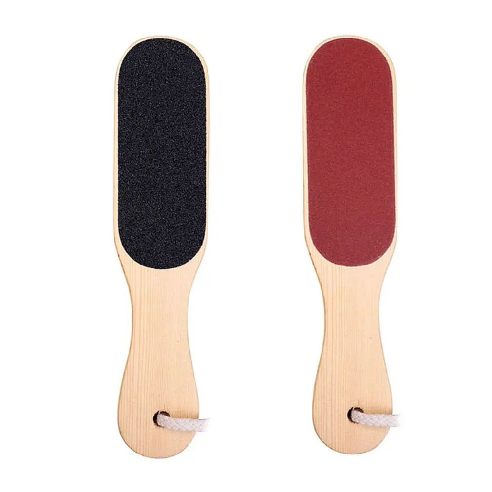 

Двусторонняя Профессиональная деревянная ручка для удаления мозолей, пилка для ног, скребок, инструменты для педикюра, пилка для педикюра, ...