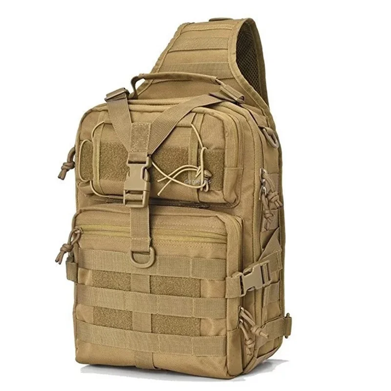 

Military Crossbody Bags Outdoor Hunting Hiking Climbing Chest Bag Large Capacity Molle Army Tactical Combat Sports Shoulder Bag