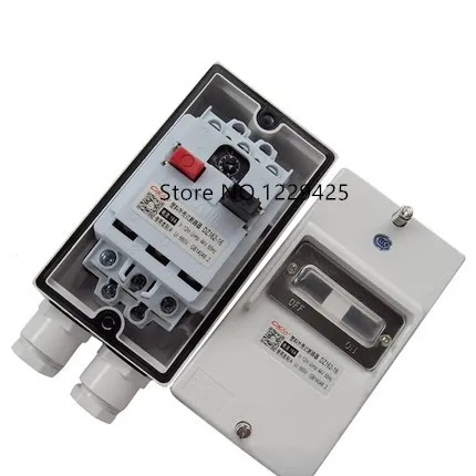 Interruptor de Proteção do Motor 16a tipo à Prova de Chuva Impermeável Moldado Case Interruptor Mccb Dz162-16 M611 10a