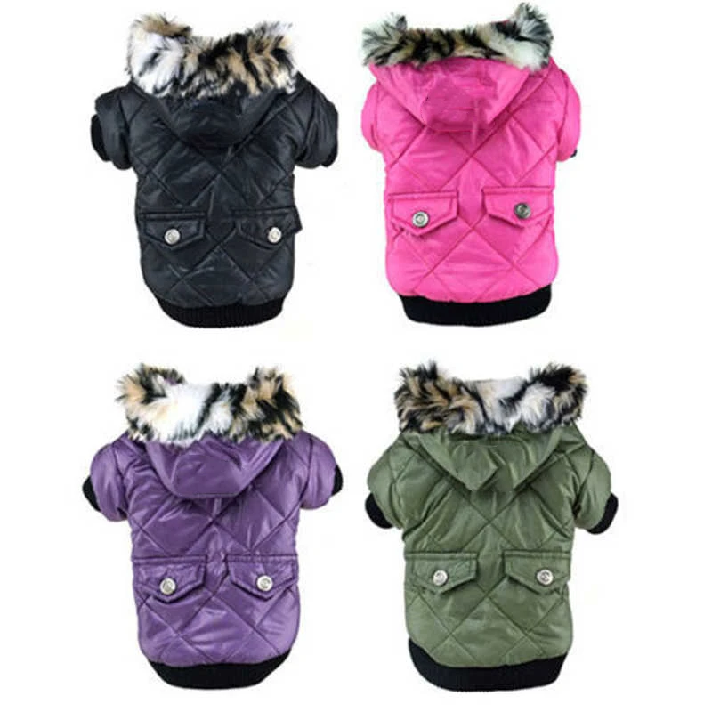 Зимняя одежда для собак пуховик куртка французского бульдога пальто костюм