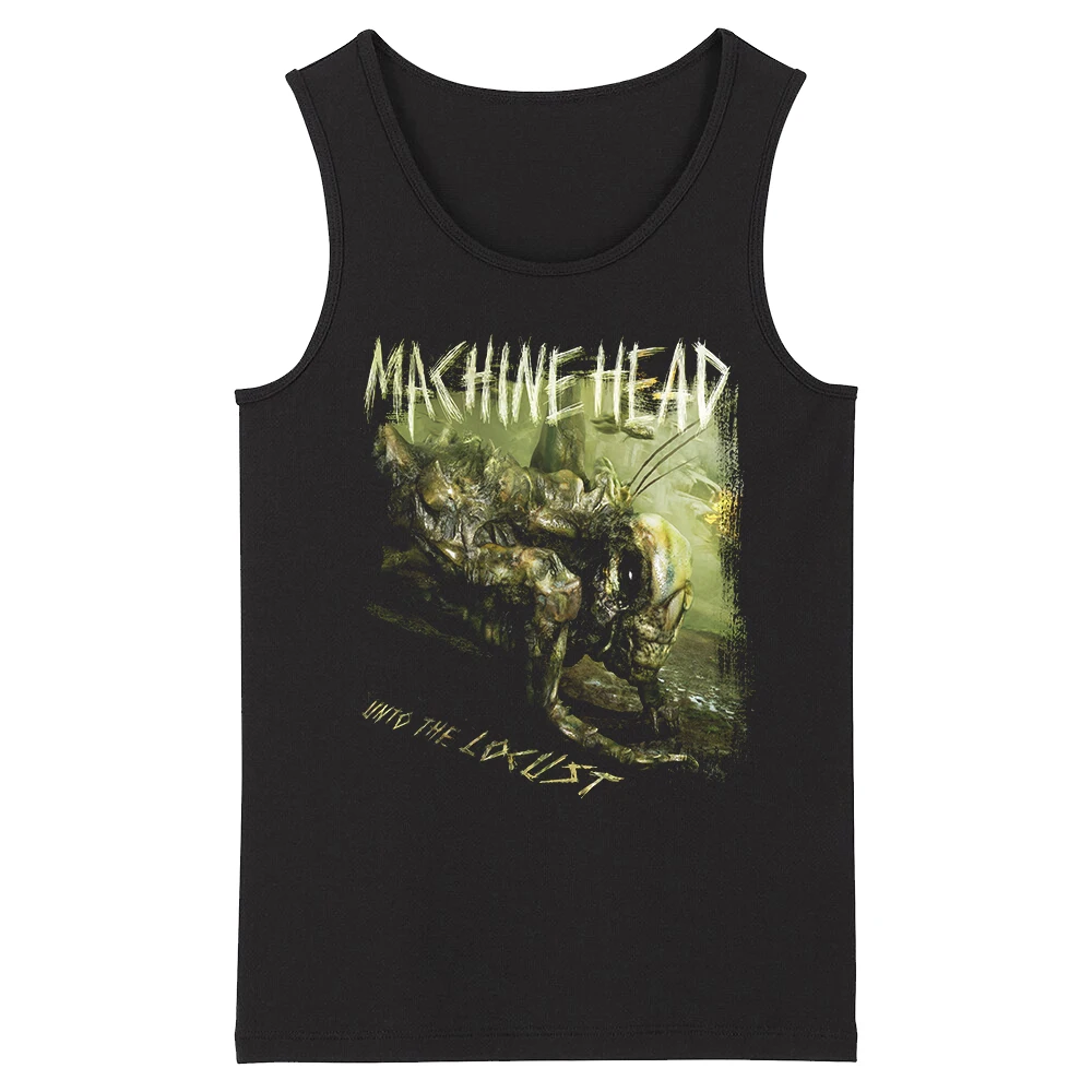 

Bloodhoof Machine Head Alternative Metal Heavy Metal O-neck Men Tank Tops Asian Groot