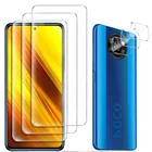 Чехол для Xiaomi Poco X3 NFC Protector  Camera Lens Cover закаленное стекло взрывозащищенные протекторы для Poco X3 NFC