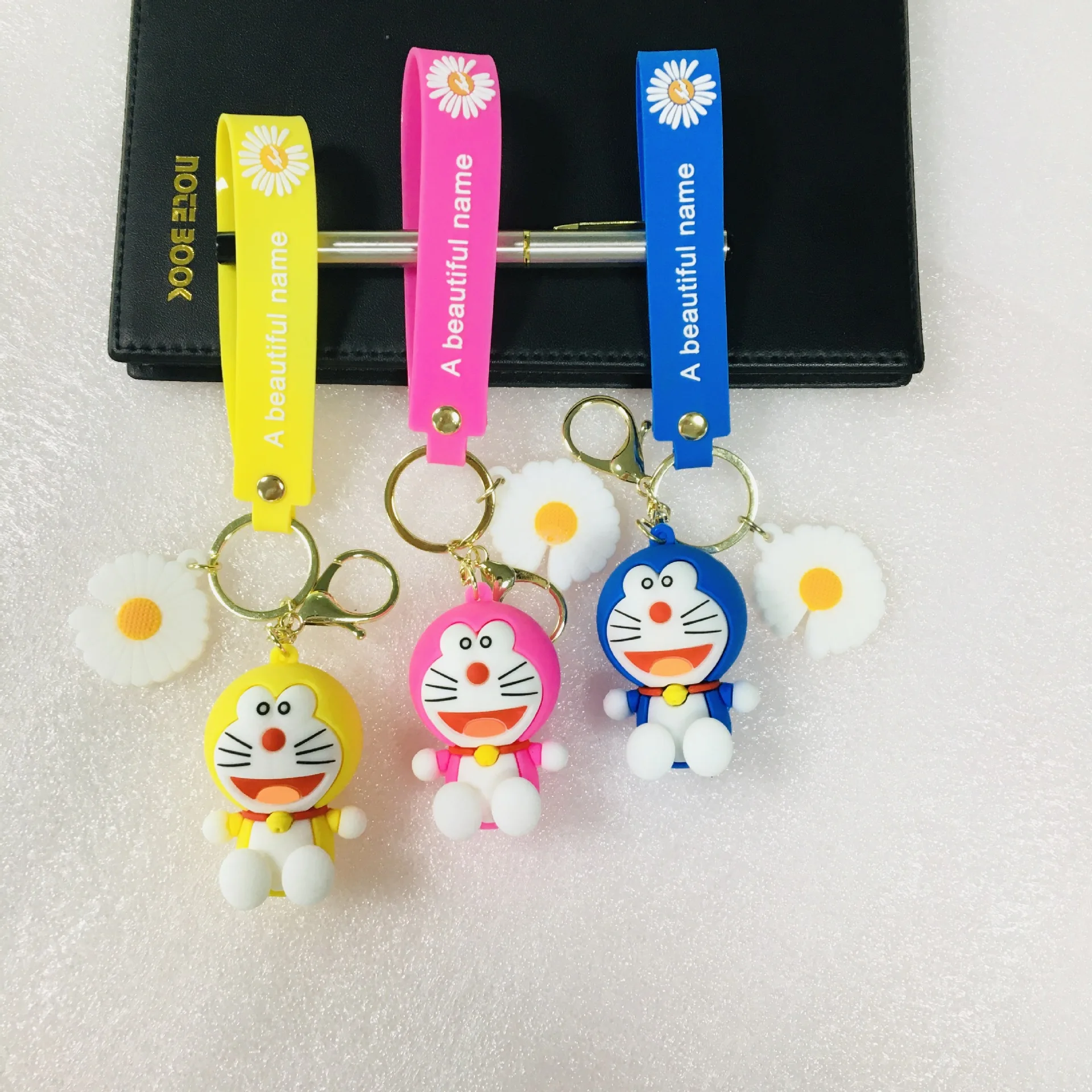 Новинка 2020 брелок с милым мультяшным Jingle Cat для ключей Doraemon аксессуары украшение