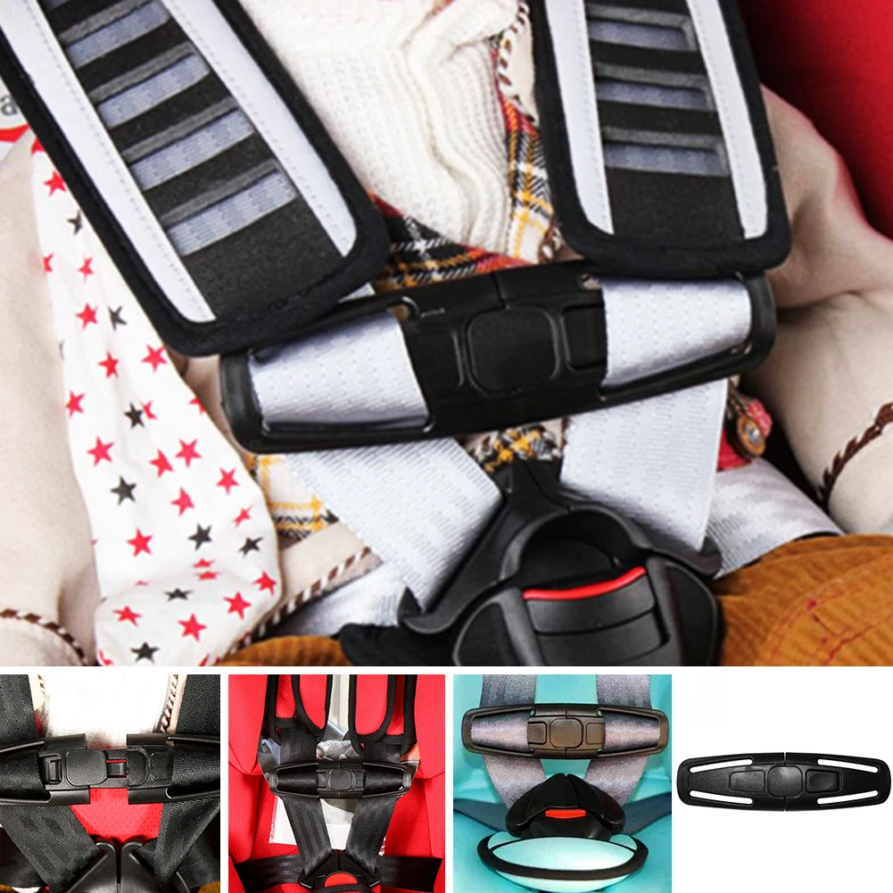NEW Baby Safety Belt Fastener Seat Strap Car Accessories Harness Chest Clip Buckle Safe Lock Children Plastic Nylon | Автомобили и