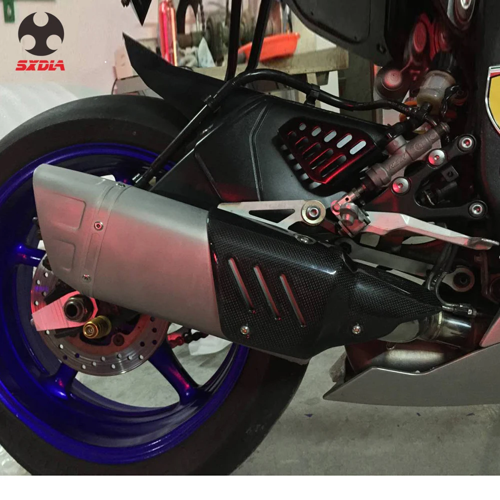 51 мм мотоцикл полная система глушитель трубы из углеродного волокна