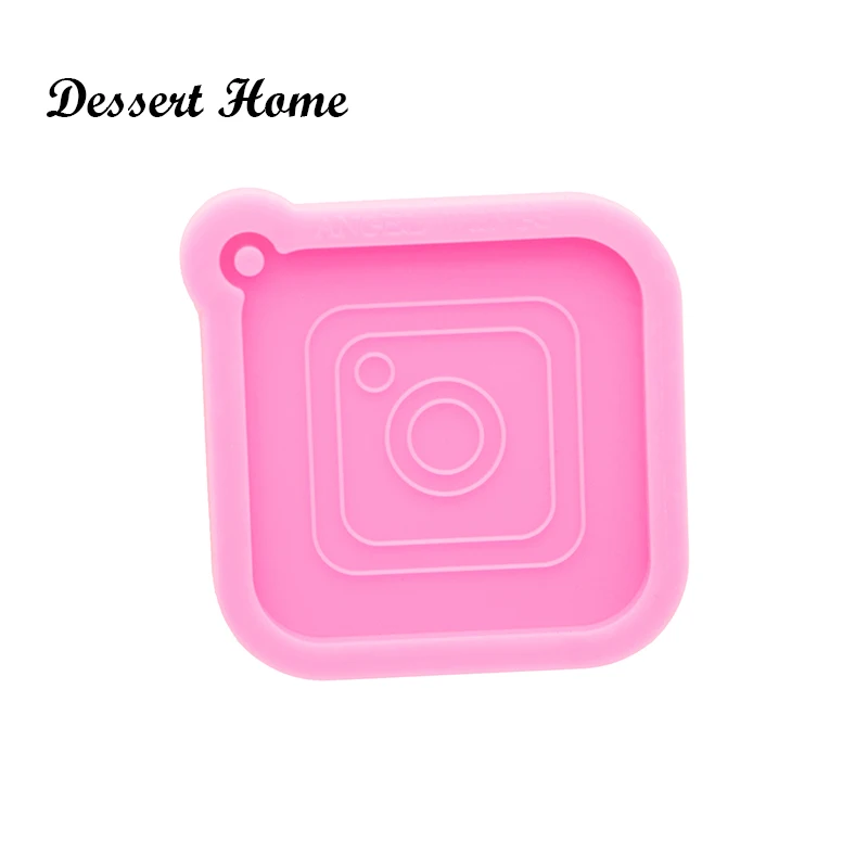 DY0820 Bright Resin Craft Sign tag Keychain Mould ,Resin Silicon Mold keyring , DIY Epoxy Jewellery Making