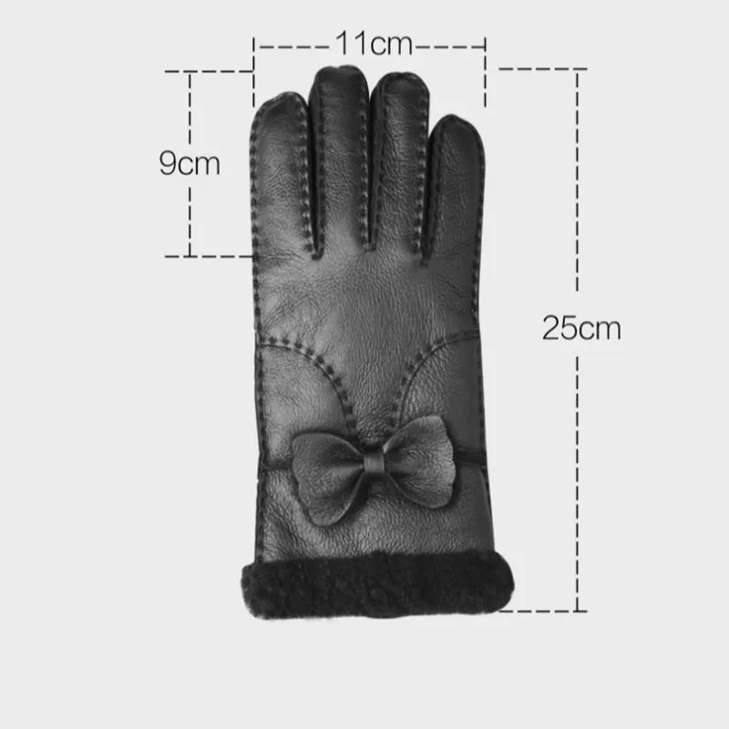 Женские зимние перчатки из натурального овечьего меха|gloves female|gloves for womenfur gloves |