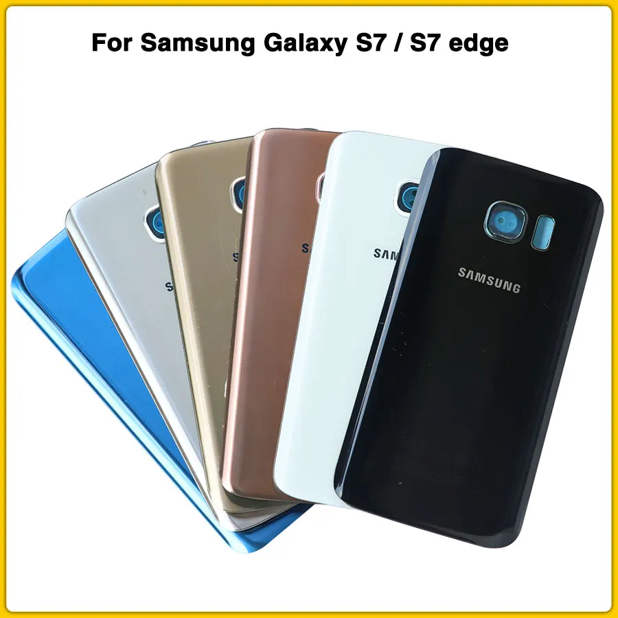 Чехол на заднюю панель для samsung Galaxy S7, G930, S7 edge, G935, задняя крышка на батарейке, задняя крышка на дверь, чехол на шасси