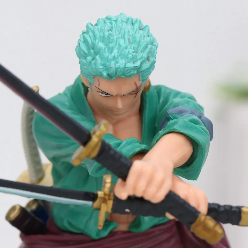Аниме one piece Figure Roronoa Зоро фигурка битва Версия ренгоку онигири Зоро ПВХ модель куклы 13-26 см игрушки