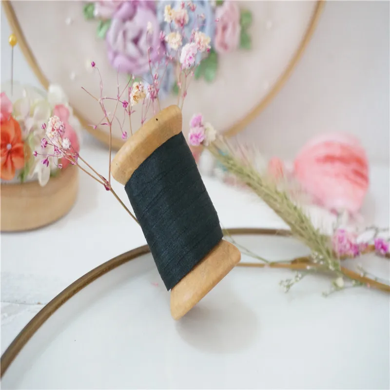 7 мм x 1 0 м/рулон woodenspool 100% Шелковая вышивальная лента тонкая тафта шелковая habotai