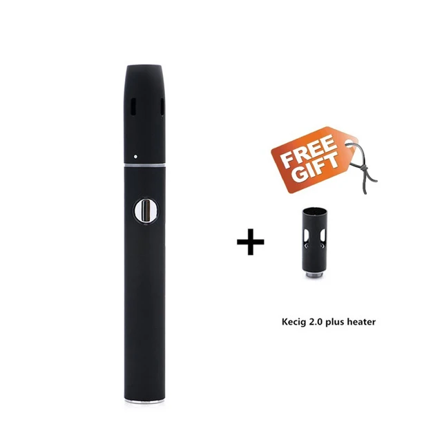 Kamry Kecig 2,0 plus, не горит, улучшенная версия, аккумулятор 650 мАч, электронная сигарета для нагрева табака, картридж - Цвет: black 1