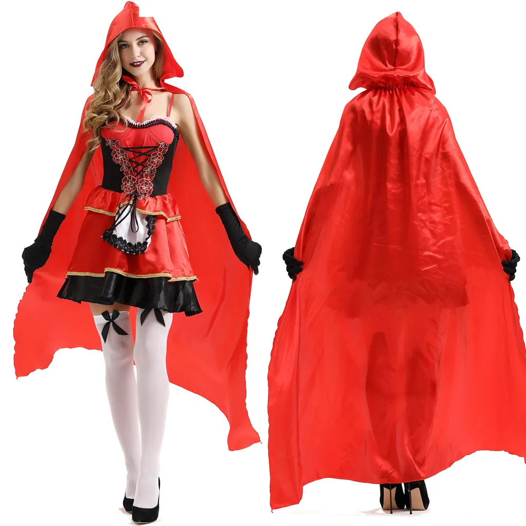 SAGACE женские костюмы на Хэллоуин Красная Шапочка костюм для вечеринки