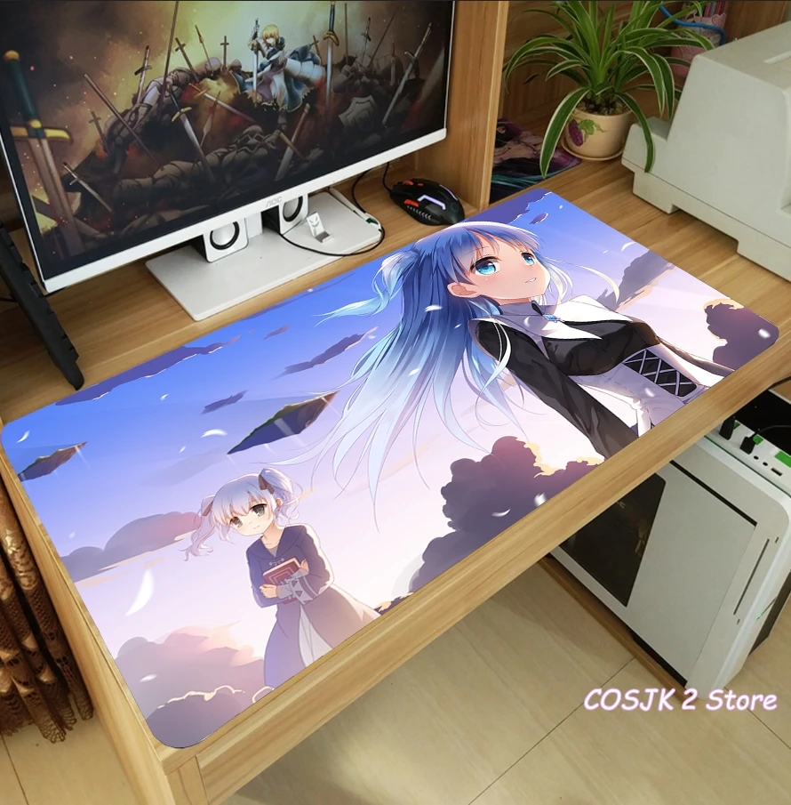 anime shuumatsu nani shitemasu ka chtholly nota seniorious mouse pad thicken laptop gaming mice mat mat anti slip playmat gifts free global shipping