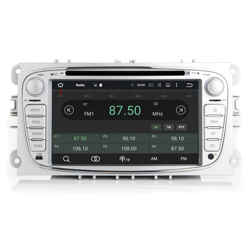 Автомобильный DVD плеер PX5 Восьмиядерный процессор Android 10 0 2 din gps для FORD FOCUS Mondeo S MAX