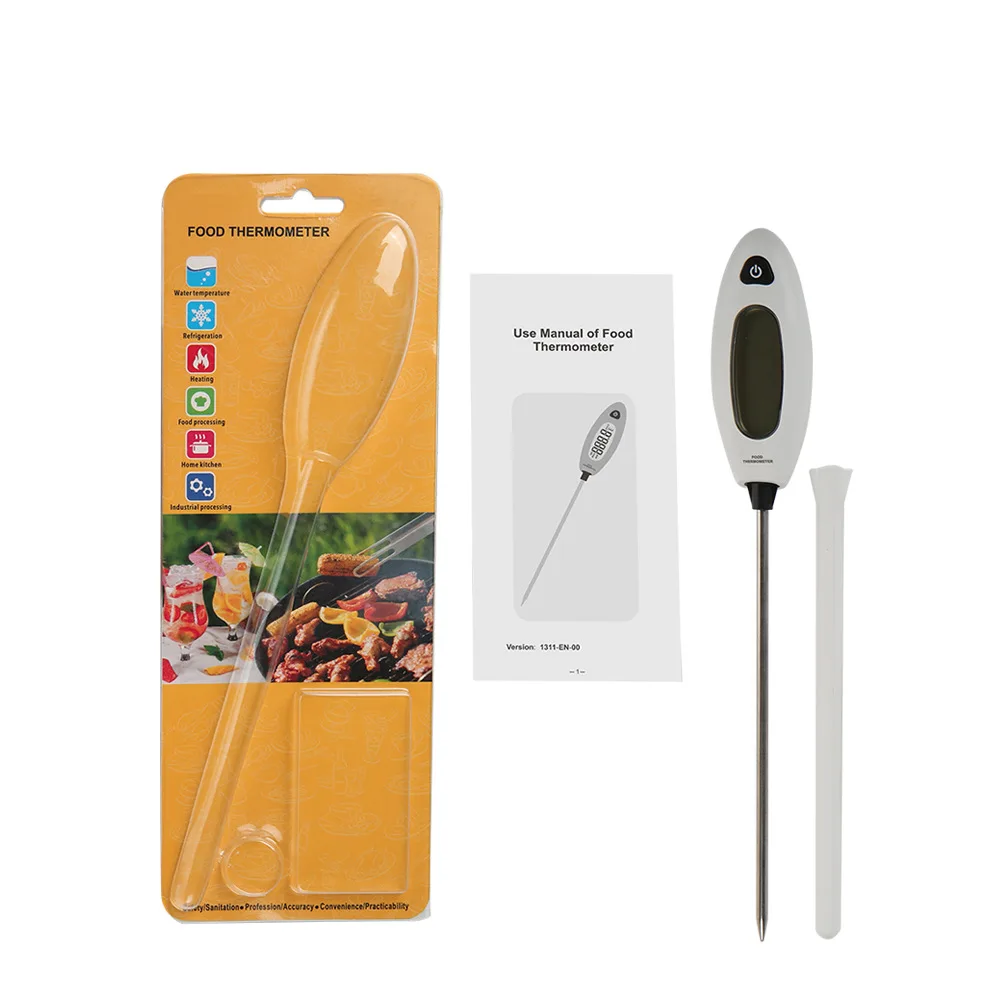 

Kitchen Digital BBQ Food Thermometer Meat Cake Candy Fry Grill Dinning Household Cooking Thermometer Gauge Oven Thermometer Tool