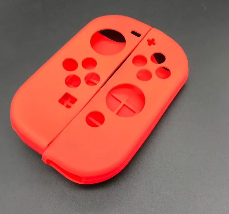 Анти-скользящий силиконовый мягкий чехол для защиты Nintendo Switch, кожаное покрытие для контроллера Nintend Joy-Con.