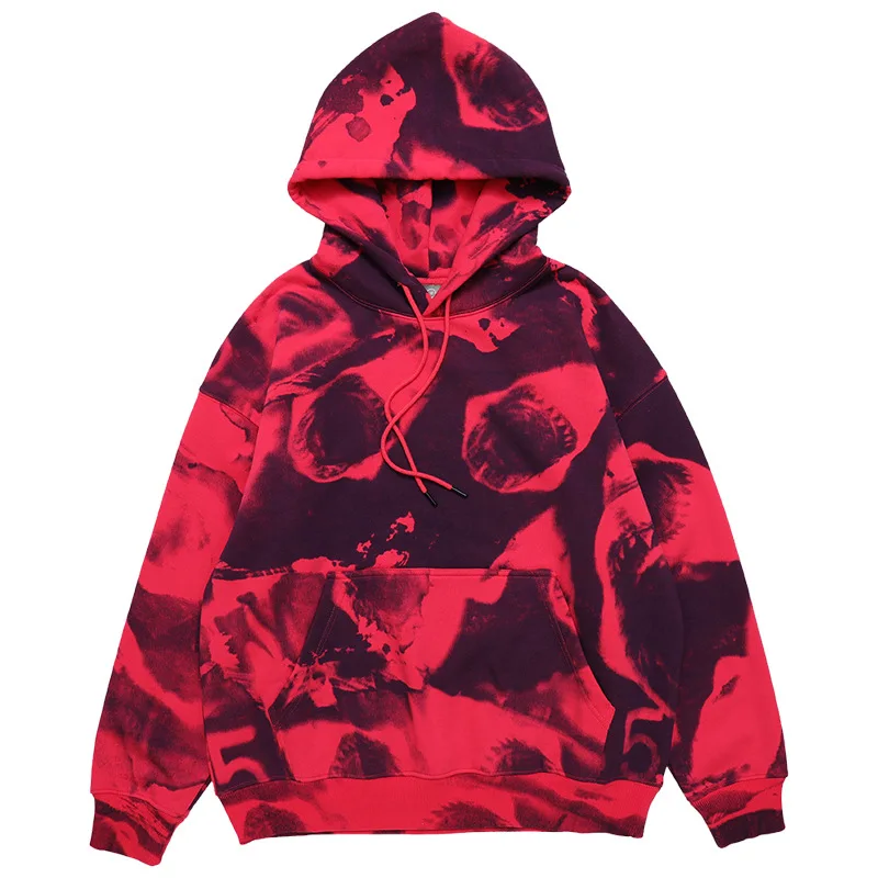 

Fgss clothing | 2021 autumn and winter new fashion tie dye high street hip hop shark pattern sweater men's loose